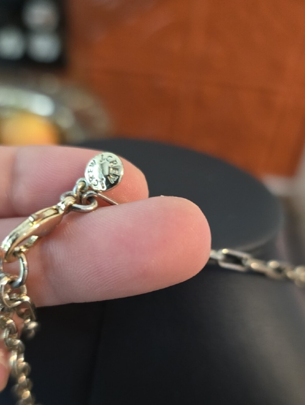 J.Crew Paperclip Charm Builder Ring Necklace Set – Bow, Sun Face, Purple Gem - Picture 12 of 12